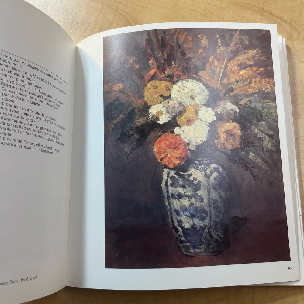 CEZANNE 1982 Impressionist Painter Art Book In French